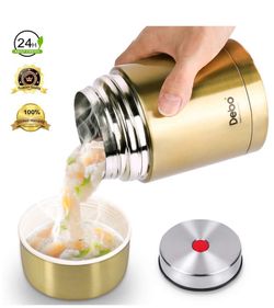 Thermos Food Jar Food FlasksThermos Food Containers For Hot Food Sus 304 Stainless Steel Bpa-Free 26 Ounce Keeps Food Liquid Hot Or Cold For 24 Hours