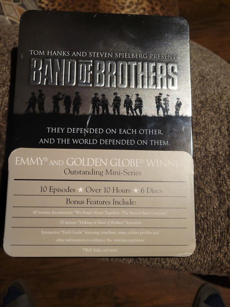 NEW IN ITS ORIGINAL SEALED PACKAGING! BAND OF BROTHERS HBO SERIES 10 EPISODES 6 DVD'S $40.00 FIRM PRICE!