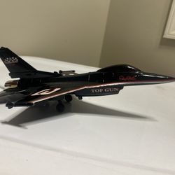 Dale Earnhardt Top Gun Commemorative Metal Model F-16 Jet