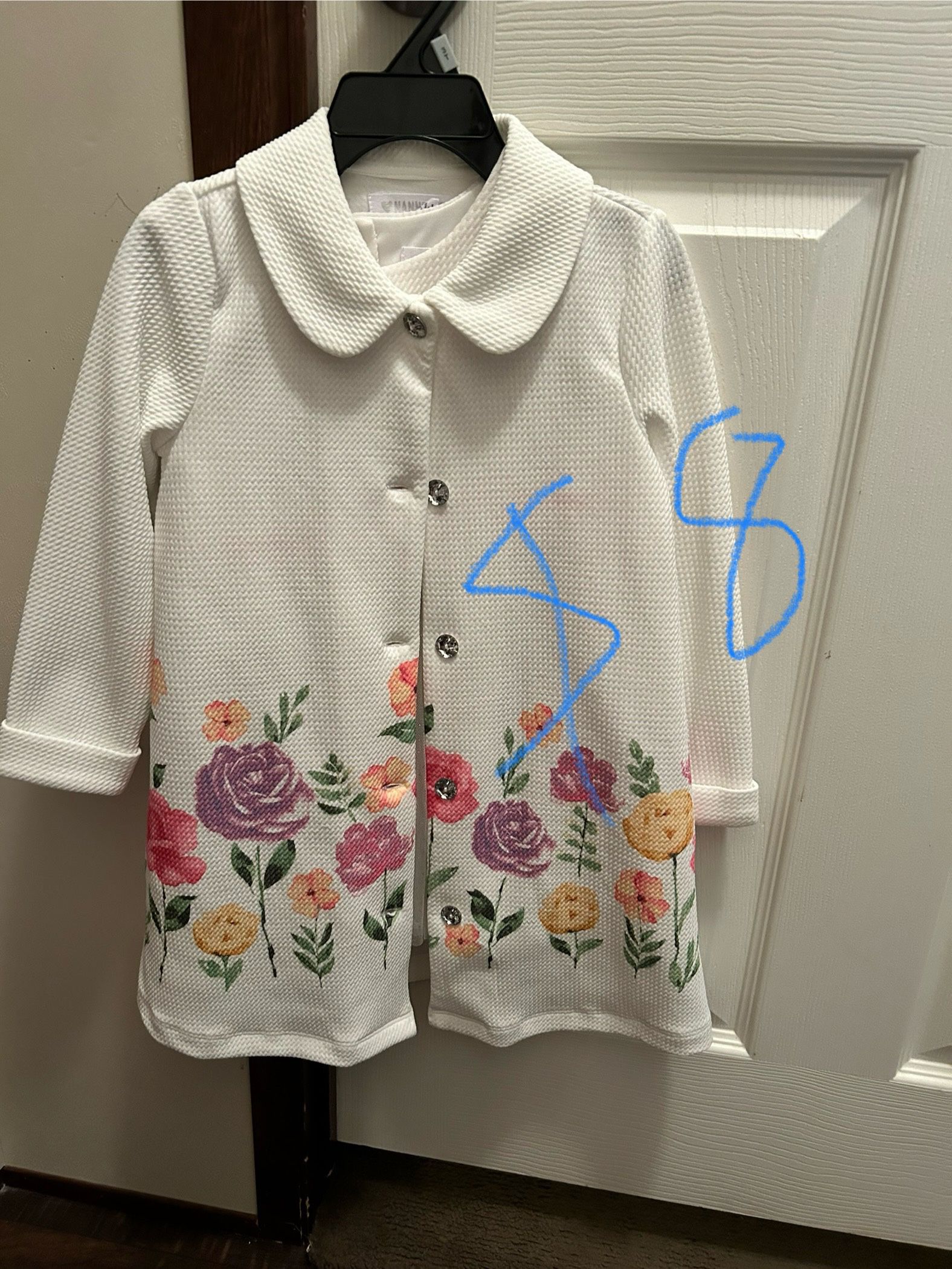 Toddler Girl Dress Matching Jacket 