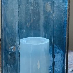 POTTERY BARN LARGE CANDLE HOLDER 