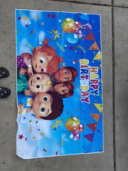 Cocomelon Party Backdrop