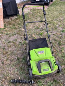 Greenworks 14-in Corded Electric Dethatcher