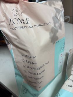 Breast milk bags