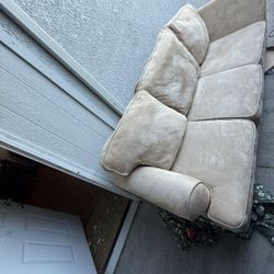 Suede Couch