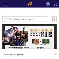 Suns Away Game Rally Tickets 1
