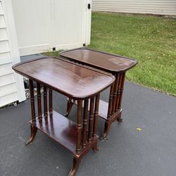 Antique Wooden Side Tables
