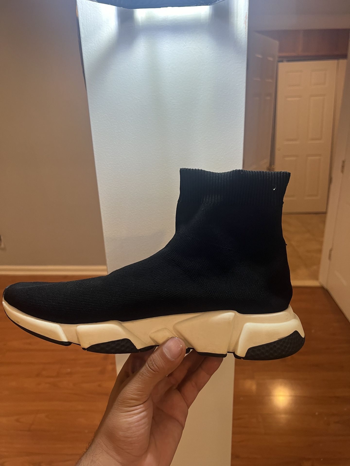 Real Vs Fake Balenciaga Shoes Fausse Speed Trainer Balenciaga