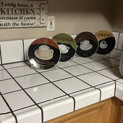 Kitchen Coffee Plates Decor