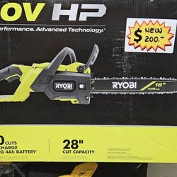 New 40V Ryobi 16" brushless chainsaw