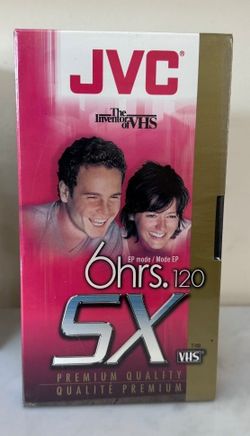 VHS BLANK TAPE JVC PREMIUM QUALITY 