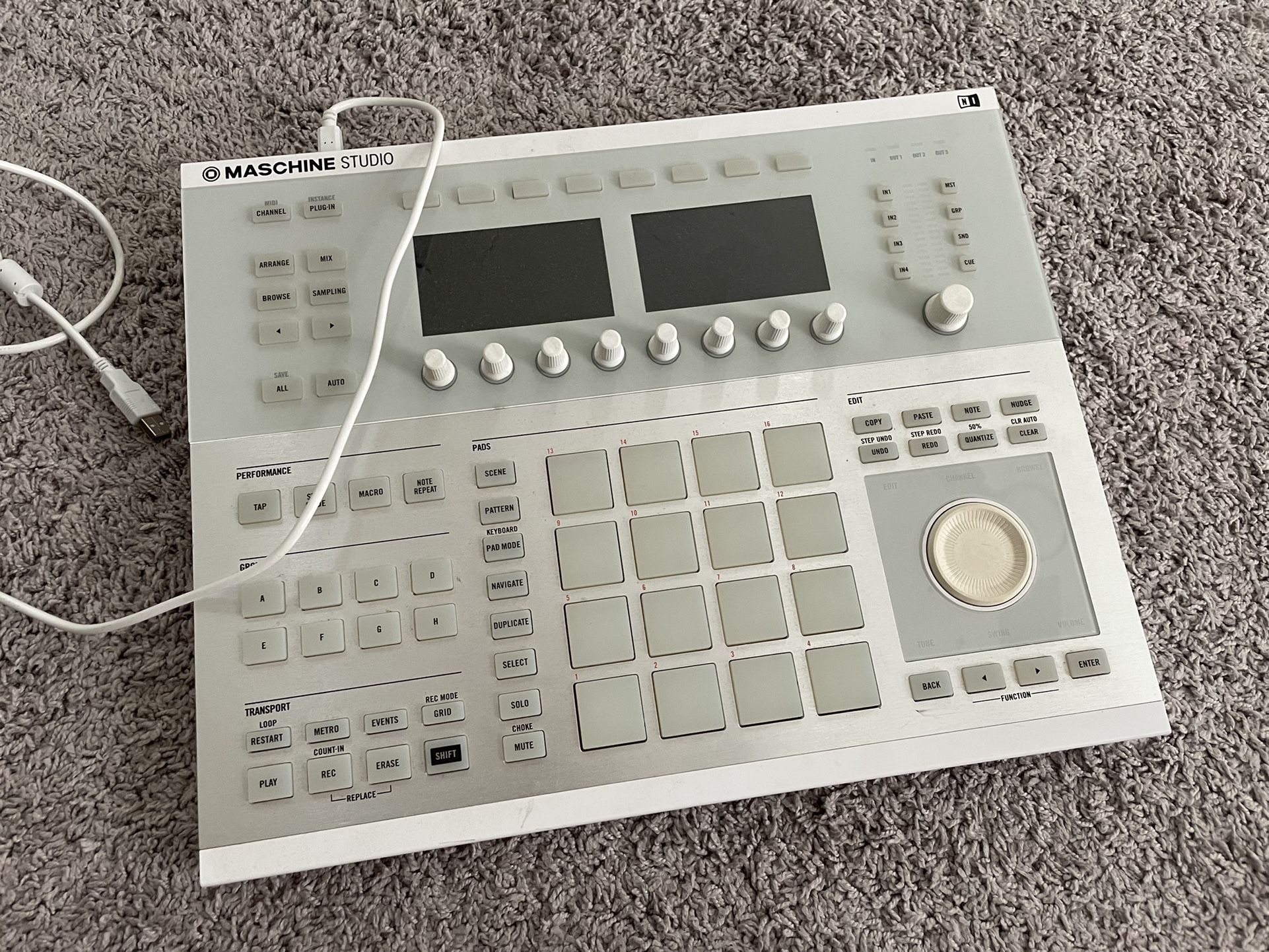 Used Native Instruments Maschine Studio MIDI Controller