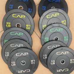 Bumper Plates +Barbell 