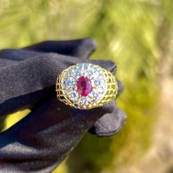 14k Gold Diamond Ring