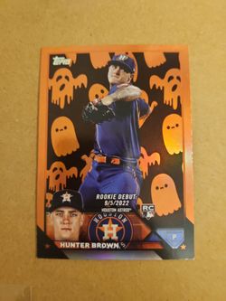 Hunter brown 'ghost' parralel rookie *rare