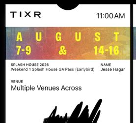 Splash house GA W1