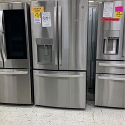 GE 22.1 Cu Ft Counter Depth French Door Refrigerator (GYE22GYNJFS)