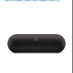 Beats Pill Wireless Bluetooth Speaker with AppleCare+ Included, Matte Black