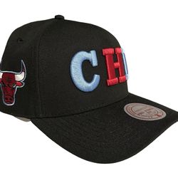 Chicago Bulls “CHI” Mitchell & Ness Snapback Hat - OSFA