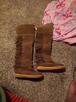 Woman's Indian knee high boots