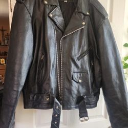 Vintage Highway Hawks Leather Jacket 