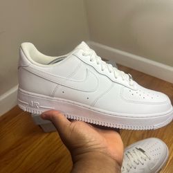 Nike Air Force 1 “Triple White” CW2288-111  Size 11M Great Condition