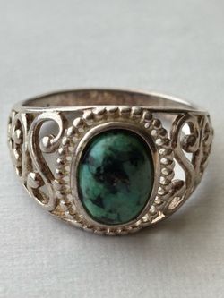 Sterling silver turquoise ring