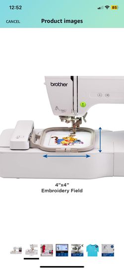 Brother Embroidery Machine, PE550D, 125 Built-in Designs including 45  Disney Designs, 9 Font Styles, 4 x 4 Embroidery Area, Large 3.2 LCD