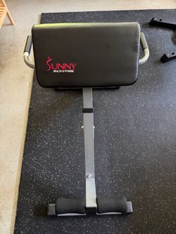 Back extension machine foldable