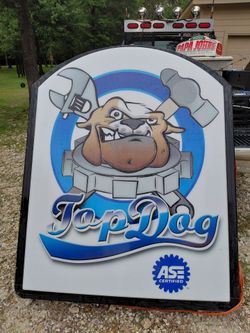 Large sign !! Top Dog !!