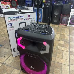 12” Pro speqker Bluetooth Wireless Portable Rechargeable 16500W Loud Speaker , Microphone wireless And Remote Included On Sale 