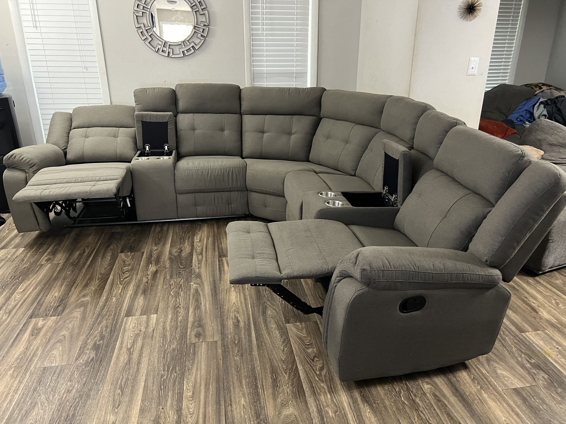 BRAND NEW GIGANTIC OVERSIZED RECLINER SECTIONAL  $1275 INCLUDING DELIVERY!! 