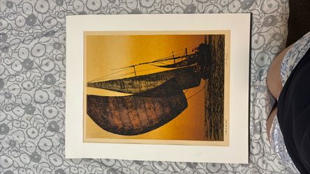 "Close to the Wind" Signed Sailing Print