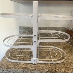 PXRACK Pots And Pans Organizer For Cabinets 6 Tiers