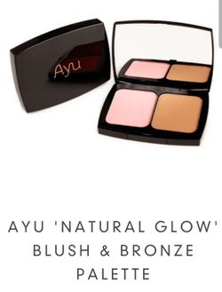 AYU natural Glow Blush & Bronze Pallete