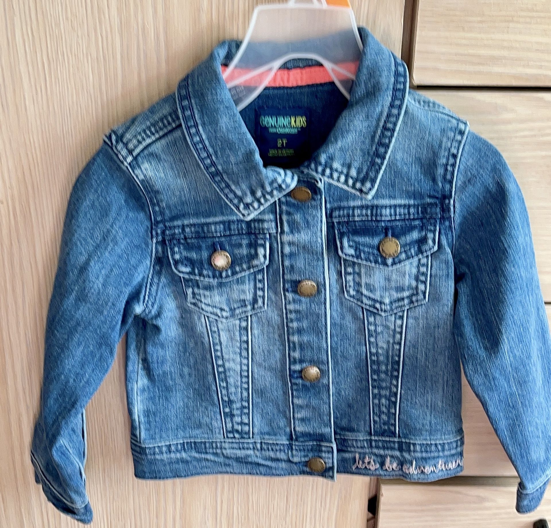 Excellent Condition Denim Jacket Size 2T Barely Used