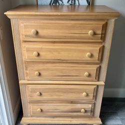 Beautiful 5 Drawer Wood Dresser