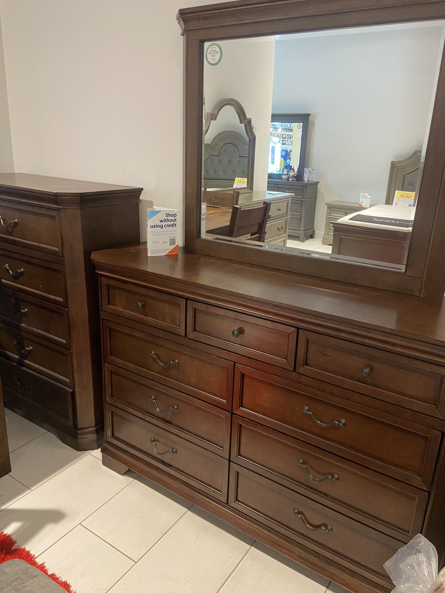 CRAZY CLEARANCE DEALS! DELIVERY TODAY! $299 TALL CHESTS! $399 DRESSER MIRRORS