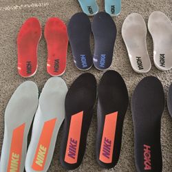 Hoka Bondi 9/ Nike Pegasus Plus Repurposed Insoles 13 Used