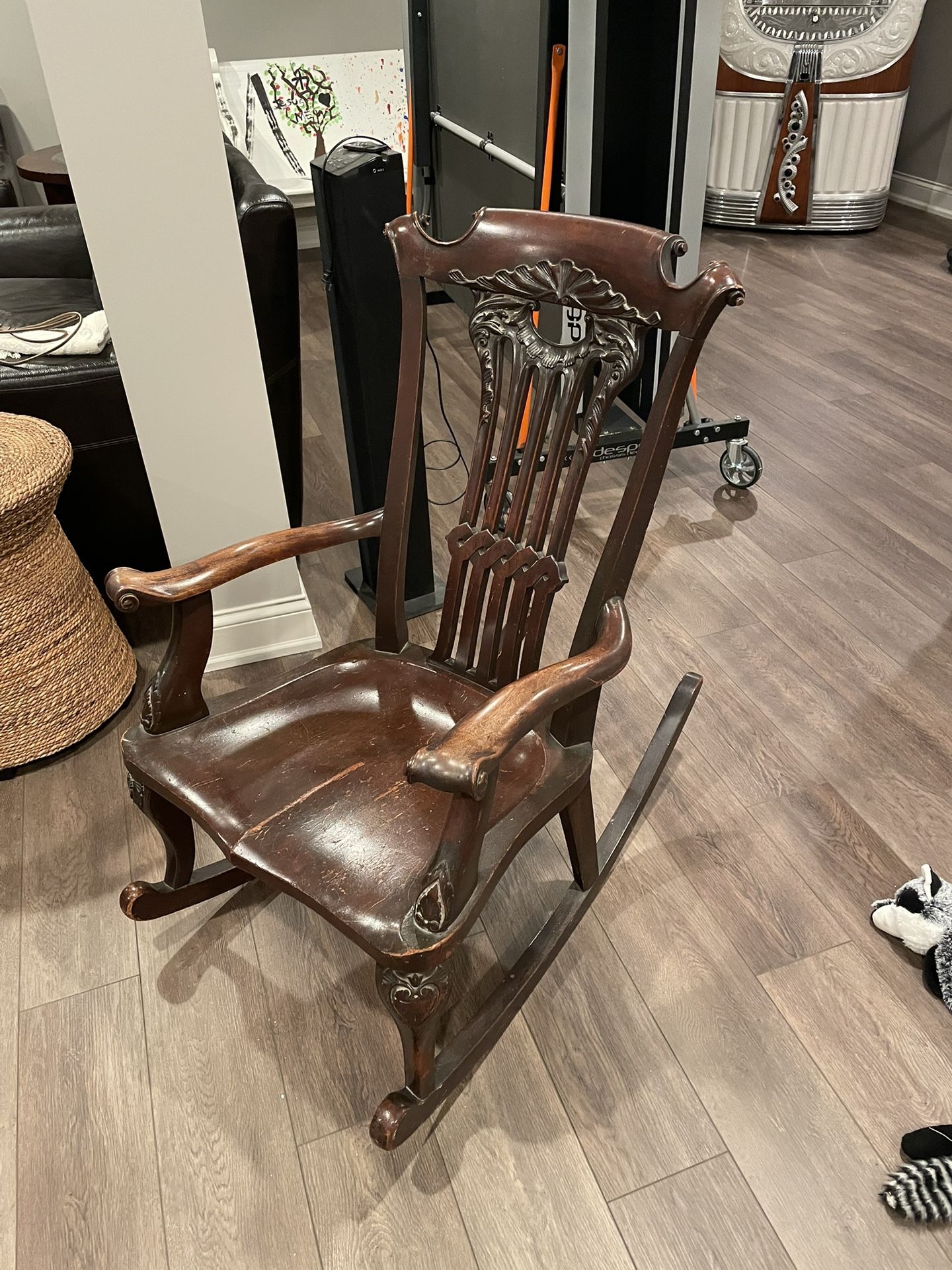 Ornate Antique Rocking Chair