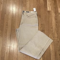 Lands’ End Khaki NWT Traditional Fit Business Casual Beige Pants