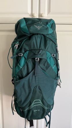 Osprey AJA 58 Women's Ultralight Backpacking Color: Deep Teal Size: M/L Preowned, Mint Condition, Like New, Absolutely No Issue (Used Once). Retail: $