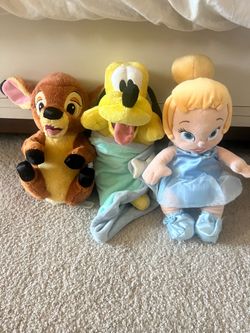3 Disney stuffed animals