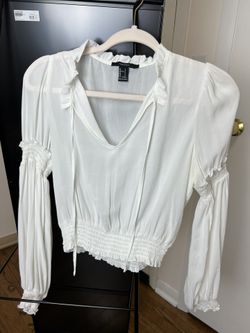 Forever 21 Chiffon Shirt Vintage Small