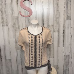 Tan Blouse Size Small 