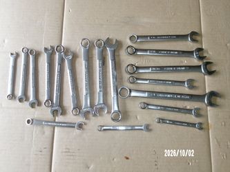 Craftsman 19pc wrench set-USA