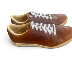 Ashworth Cardiff ADC Men's Size 10 Spikeless Brown Leather Golf Shoes G54214