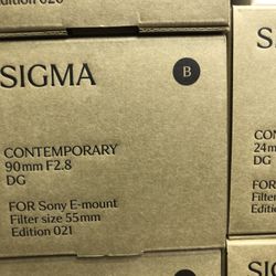 Sigma 90mm Sony E Mount Lens Limited Time Sale