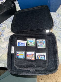 Nintendo DS games and case