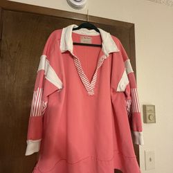 Free People Color Block Sweater